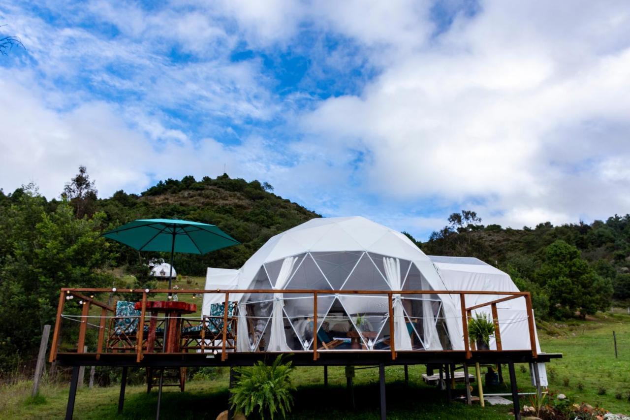 Glamping Claro De Luna Hotel Guatavita Exterior photo