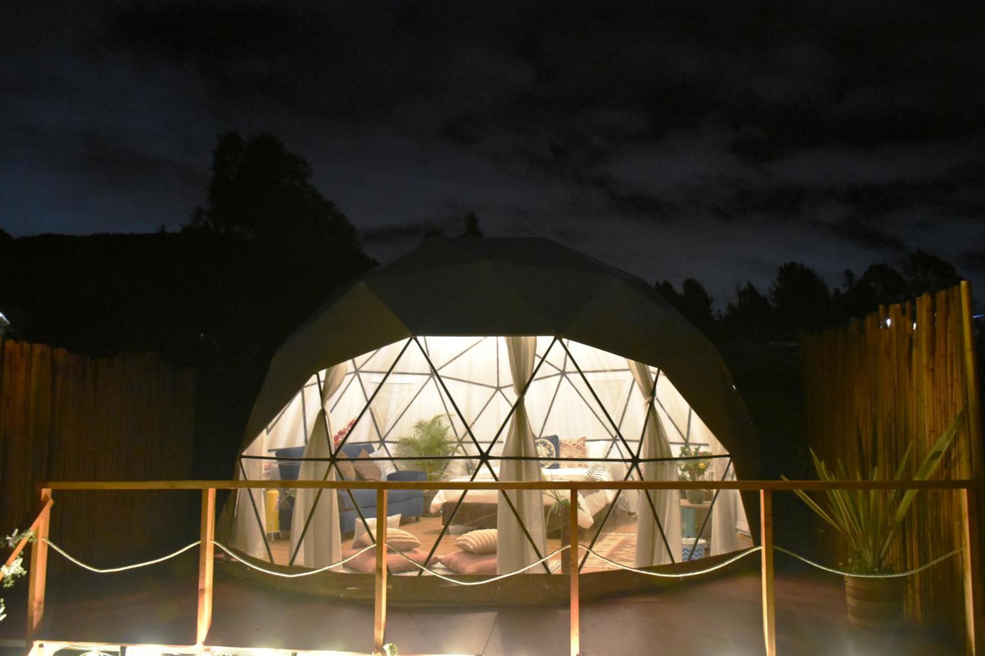 Glamping Claro De Luna Hotel Guatavita Exterior photo