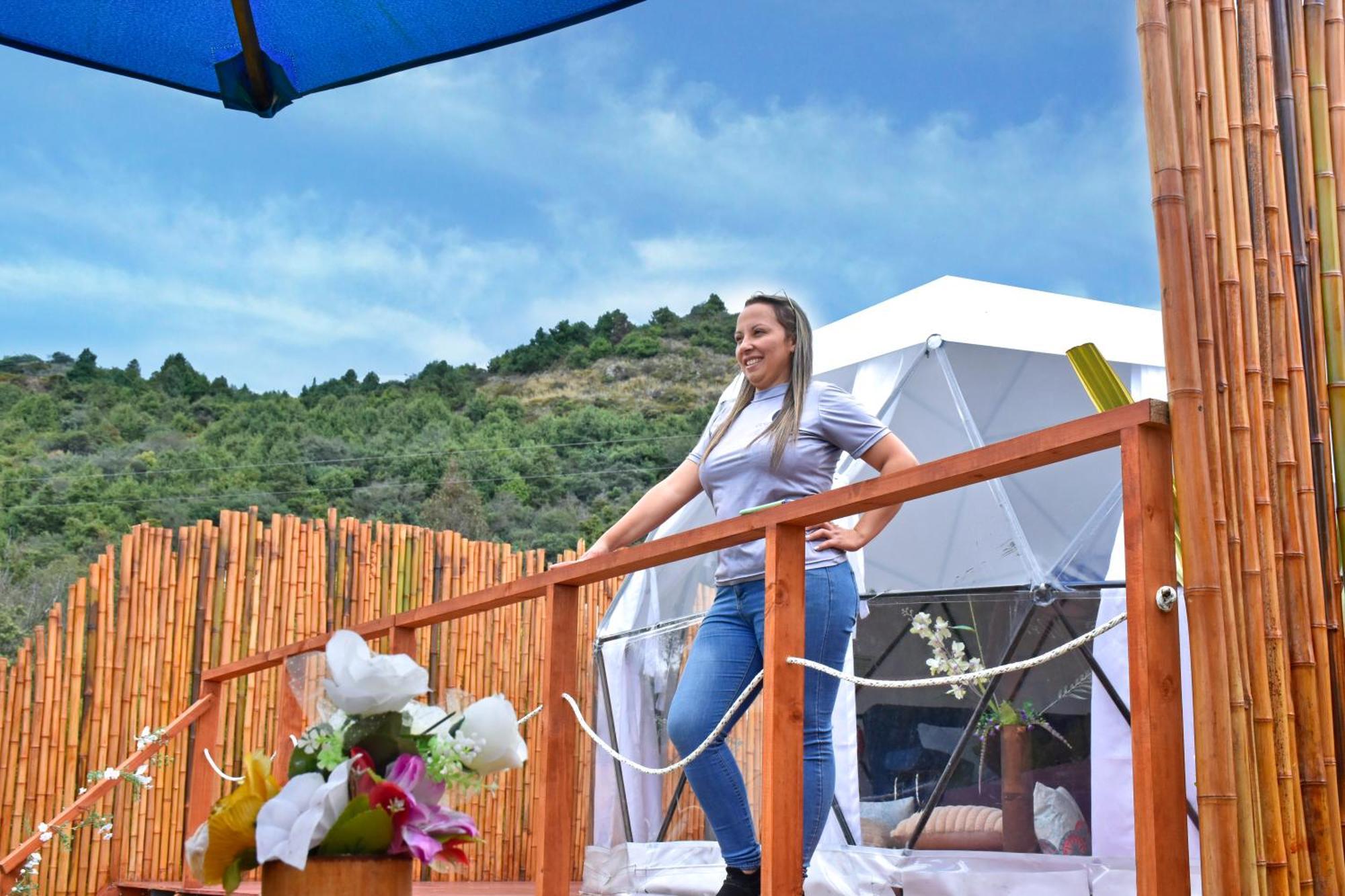 Glamping Claro De Luna Hotel Guatavita Exterior photo