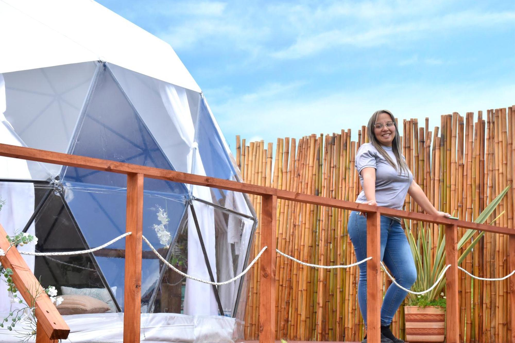 Glamping Claro De Luna Hotel Guatavita Exterior photo